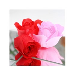 Мыльные розы, красные оттенки, набор 12 шт., в коробке