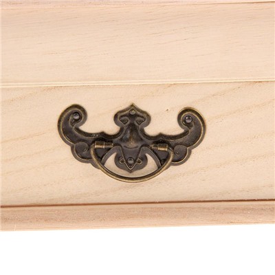 Шкатулка для росписи дерево «Секреты рукодельницы», для творчества, декора, 13.5×23.5×10 см