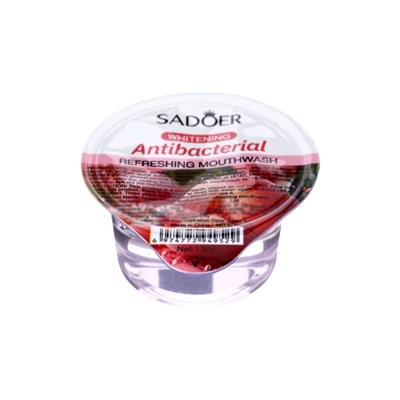 Ополаскиватель для полости рта антибактериальный SADOER, персик, 10 шт. по 13 мл