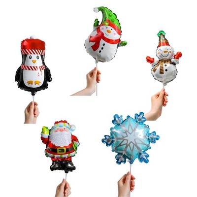 Воздушный шар фольгированный 12" «Новогодний МИКС», набор 9 шт.