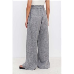 Брюки палаццо  TR033_GRMG/Серый меланж