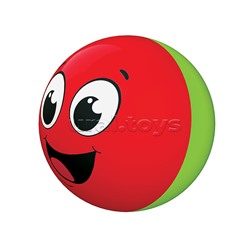 Веселый смайлик. Красный