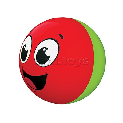 Веселый смайлик. Красный