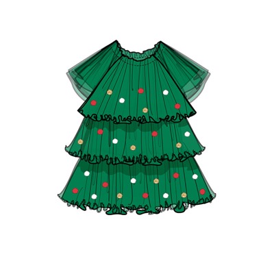 Платье детское трикотажное для девочек