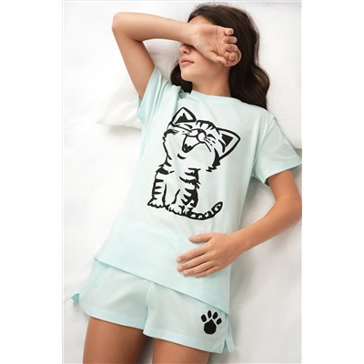 Хлопковая пижама для девочки Happyfox