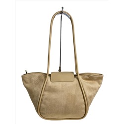 Женская сумка из искусственной замши, цвет бежевый