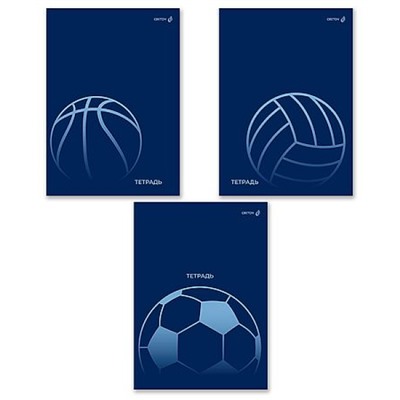 Тетрадь А4  48л клетка "Большой мяч" Т153 01757 SVETOCH