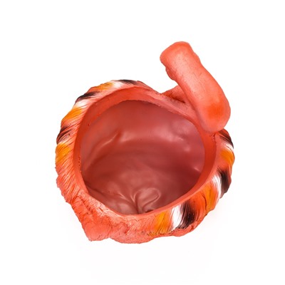 Декоративное кашпо для цветов «Фламинго», 1 л, 17×15×17 см, полистоун