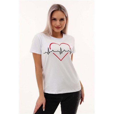 027 Футболка женская (Белый)