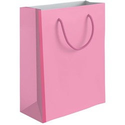 Пакет бумажный 11,4х14,3х6,4 см  розовый 1114-GLOS-RNB2 Academy style