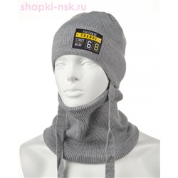 02-3-M Комплект флис (шапка+снуд) (50-52)