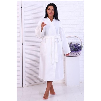 Халат отельный дл.кимоно дл.рукав ВДК-ДР-225-7*7 (Белый)