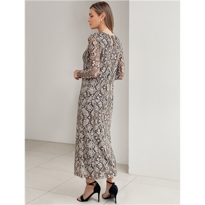 Платье из сетки с подкладкой