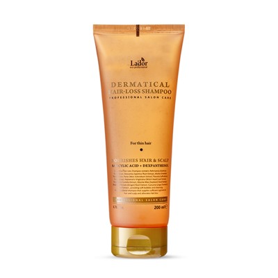 Lador Укрепляющий шампунь для тонких волос 200мл Dermatical Hair-Loss Shampoo For Thin Hair