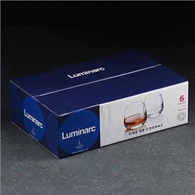 Стаканы Luminarc Sire de cognac, 300 мл, набор 6 шт., стекло, прозрачные