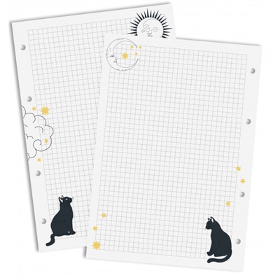 Сменный блок для тетради А5 100л клетка "TAROT" LXRBGR-TRT LOREX