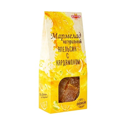 Мармелад натуральный АПЕЛЬСИН С КАРДАМОНОМ / 140 г