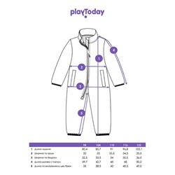 Комбинезон флисовый для девочки