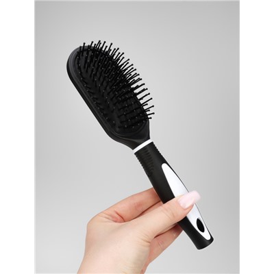 Расчёска массажная, 6.7×24 (±1) см, чёрная