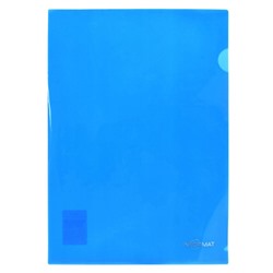Папка-уголок (плотная) 180мкр синяя PU7018B inФОРМАТ