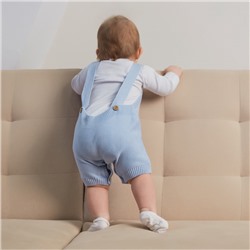 Комбинезон детский вязаный MINAKU, рост 86-92, голубой