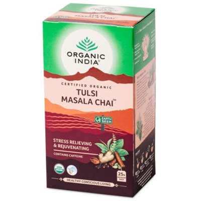 Organic India Tulsi Masala Chai / Масала Чай со Священным Базиликом 25 Чайные пакетики