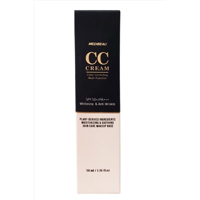 MEDIBEAU Многофункциональный CC-крем для лица / CC Cream Whitening & Anti Wrinkle SPF 50+/PA+++, 50 мл KRISTALLER, 1118732