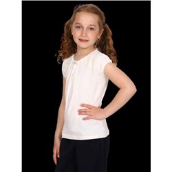 Виринея короткий рукав блузка детская (Экрю)