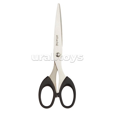 Ножницы канцелярские "Attomex" 13,7 см, пластиковые кольца, в пластиковом пакете