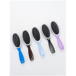 Расчёска массажная, 6×22 см, металлические зубчики, МИКС