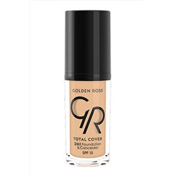 Крем-консилер тональный для лица GR Total Cover 2in1 Foundation & Concealer - 003 2в1 КОСМЕТИКА ИЗ ТУРЦИИ, 1097207