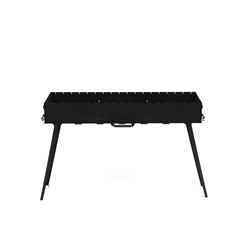 Мангал с ножками FIREGRILL, 114.7×37.5×72.3 см, 2 мм, длина жаровни 105 см