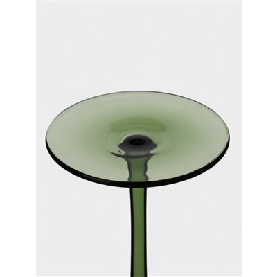 Бокал для вина Magistro «Иллюзия», 540 мл, 10×24 см, стекло, зелёное