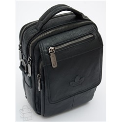 Сумка мужская кожаная 99778Z black Zinimsk
