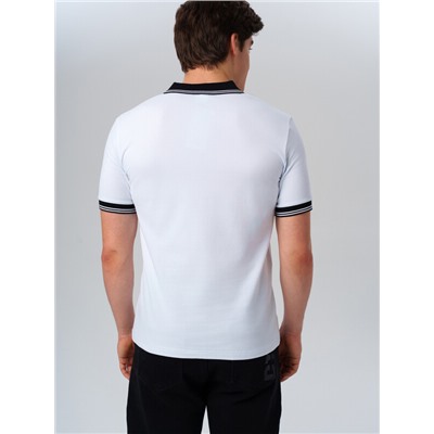 Джемпер трикотажный с воротником поло для мужчин