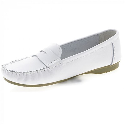 ER007-022 бел Мокасины женские (36-41)/10