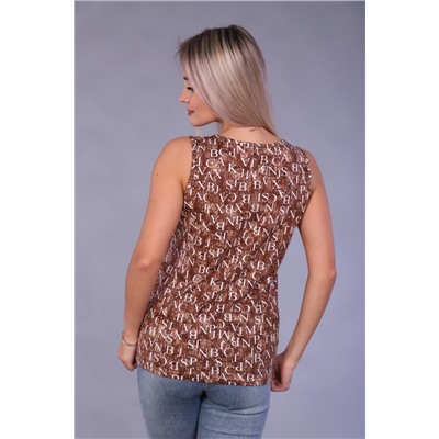 Майка "Сюжет" (Коричневый)