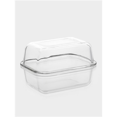 Контейнер. 390 мл, пластиковая крышка, стекло, прозрачный