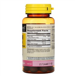 Mason Natural, лецитин с бурыми водорослями/витамином B6 и яблочным уксусом, 100 мягких таблеток