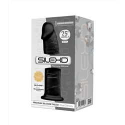 Черный фаллоимитатор SILEXD Model 2 - 19 см.