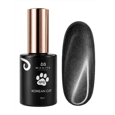MANITA Гель-лак для ногтей с эффектом кошачьего глаза / Korean Cat №06, 10 мл 28444