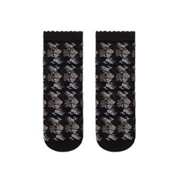 Полиамидные CONTE FANTASY Тонкие носки с имитацией цветочной вышивки