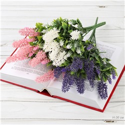 Цветок искусственный Лаванда 36 см / 7B29440 /уп 2/800/