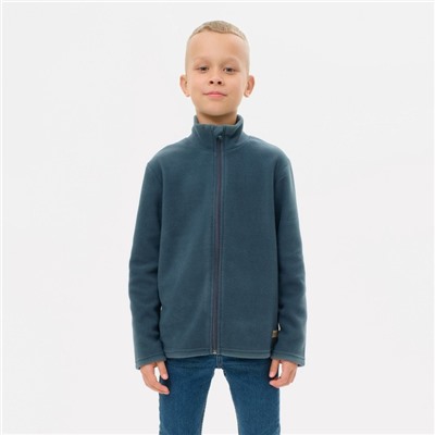 Джемпер флисовый детский MINAKU, тёмно-серый, размер 98 см