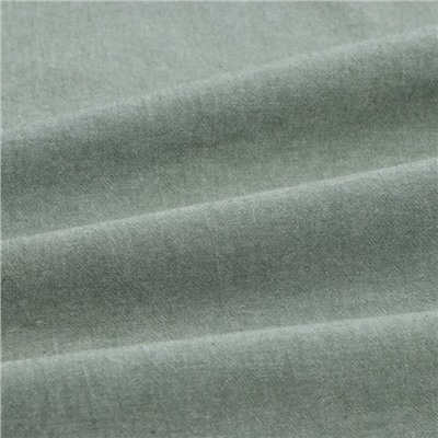 Простыня на резинке 2-спальная SL Home «Деним», 180×200+30 см, оливковая, жатый хлопок