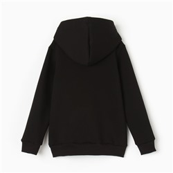 Толстовка детская, рост 92 см, чёрная