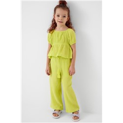 Комплект текстильный для девочек: блузка, брюки PLAYTODAY, 1240282