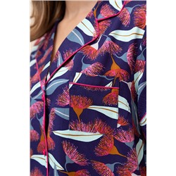 Комплект жен: блузка, шорты Mia Cara SS23WW329 Blueberry Night