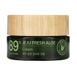 The Saem, Jeju Fresh Aloe, 89% Aloe Vera Cream, 1.69 fl oz (50 ml)