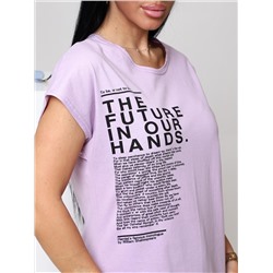 Перспектива - футболка сирень